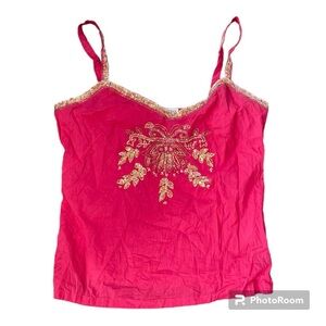 Vintage Y2K 2000’s pink Tommy Hilfiger pink bedazzled